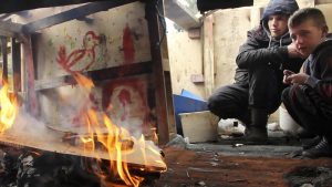 Children Playing With Fire