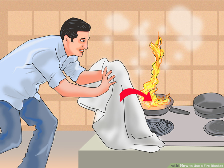 how to use fire blanket