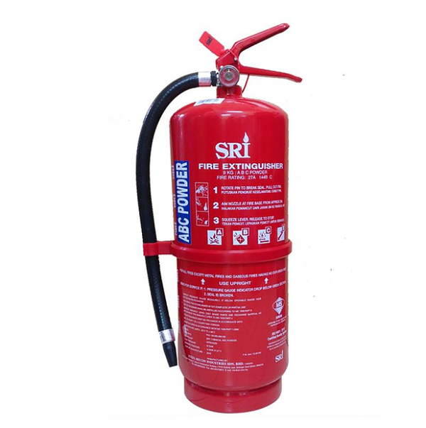 SRI 9KG ABC Dry Powder Fire Extinguisher