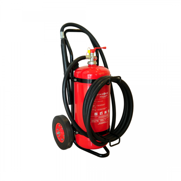 UNIQUE Trolley type Dry Powder Fire Extinguisher 25kg