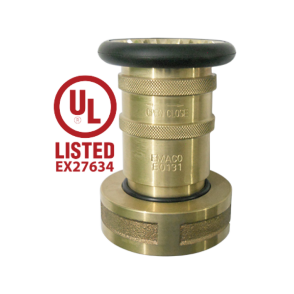 EMACO Brass Fog Nozzle - UL Listed