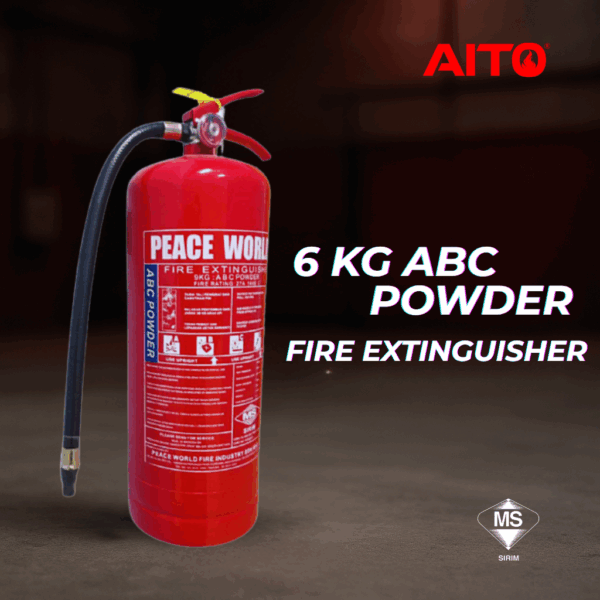 ABC Dry Powder 6KG Fire Extinguisher