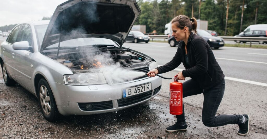 car fire extinguisher