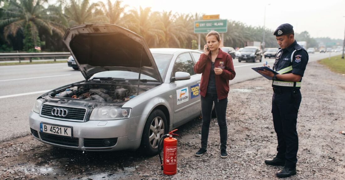 car fire extinguisher
