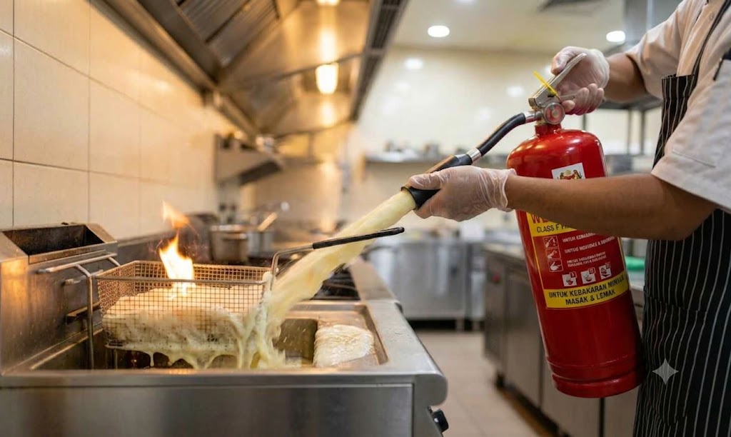 wet chemical fire safety kitchen
